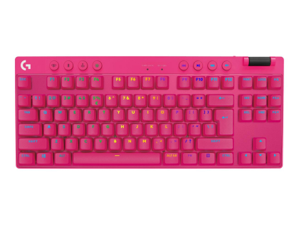 Klawiatura LOGITECH G PRO X TKL Lightspeed Tactile magenta 920-012159